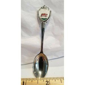 California State Collectors Spoon Silver Tone Souvenir with Bear Logo SC49